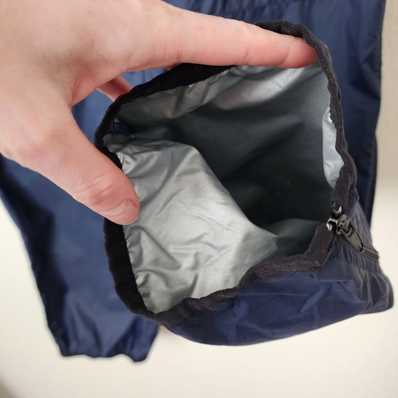 REEBOK x VINTAGE 90s warm up track pants in Navy nylon size L - Picture 4 of 11